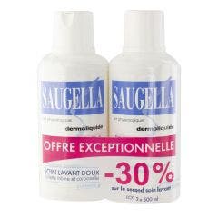 Dermoliquid Cleansing Emulsion 2x500ml Saugella