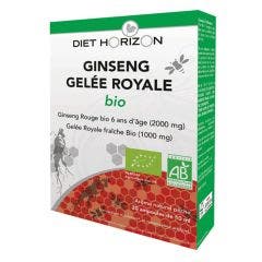 Red ginseng royal jelly organic 20 ampoules Diet Horizon