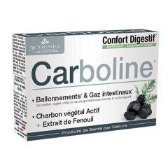 Carboline Intestinal Gases 30 Tablets 3 Chênes