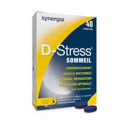 D-stress Sleep 40 Tablets Synergia
