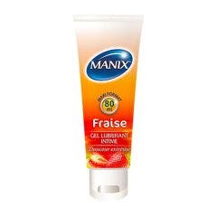 Lubricating Gel Succulent Strawberry 80ml Fraise Manix