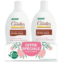 Extra-Gentle Natural Intimate Care 2x500ml Intime Rogé Cavaillès