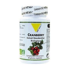 + Cranberry Bio 400 60 Gelules Vegetales 60 Gélules Vit'All+