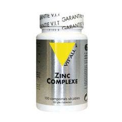 + Zinc Complexe 100 Comprimes 100 Comprimés Vit'All+