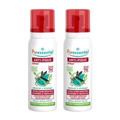 Soothing Mosquito Repellent Spray from 30 Months 2x75ml Anti-Pique Adults & Children from 30 months+ Puressentiel