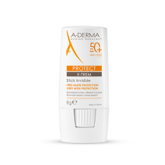 Spf50+ very high Protection Invisible Stick 8g Protect Xtrem Sun Fragile Skin A-Derma