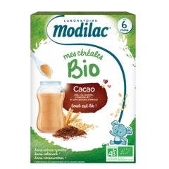 Organic Cacao Cereals 250g Dès 6 mois Modilac