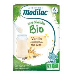 Mes Cereales Vanille Bio Des 6 Mois 250g Dès 6 mois Modilac