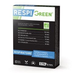 Respigreen 10 capsules Synactifs