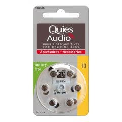 Hearing aid batteries x6 For Hearing Aids Quies