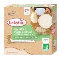 Brassé Gourdes Bio 4x85g Dès 6 mois Babybio