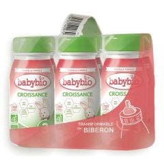 Babybio Croisssance Organic Milk Based Formula 6x25cl From 10 Months+ Babybio