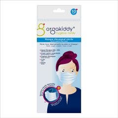 10 Surgical facemasks 3folds x10 Marquage CE - Norme EN14683-2019 TYPE I Orgakiddy