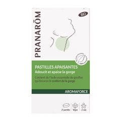 Pastilles Apaisantes Bio x21 Aromaforce Adoucit et apaise la gorge Pranarôm