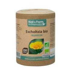 Organic Eschscholzia 200 capsules Relaxation Nat&Form