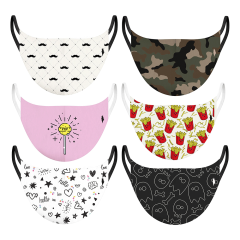 Washable cloth face mask 4-6 ans Podevache