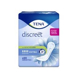 Protection for women's bladder weakness x20 Discreet Extra Tena