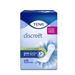Protection for women's bladder weakness x16 Discreet Extra Plus Tena