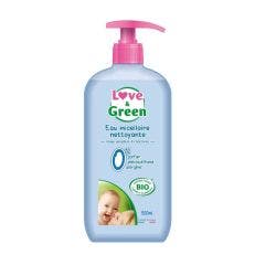 Eau micellaire nettoyante 500ml Pelle sensibile o reattiva Love&Green