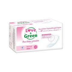 Urinary Leakage 12 Sanitary Pads Normal x 12 sanitary pads Normal Love&Green