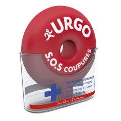 Sos Coupures Bande Stop Saignement 3m x 2,5cm Urgo