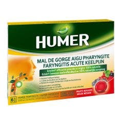 Humersore Throat Pharyngitis 20 Lozenges Humer