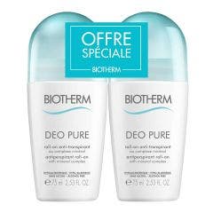 Deo Pure Roll-on Anti-transpirant 2x75ml Deo Pure Biotherm