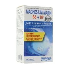 Marine Magnesium B6 B9marine Calcium X 100 Capsules 100 Gelules Biotechnie