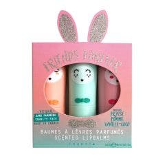 Giftboxes Trio Glitter Aqua Perfumed Lip Balms 3x3g Inuwet