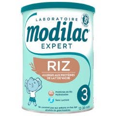 Lait Croissance 3eme age Expert Riz 800g De 12 a 36 mois Modilac