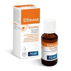 Vitamine D3 Biane Gouttes 20ml Pileje
