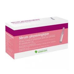 Saline solution 40 single doses of 5ml Marque Verte