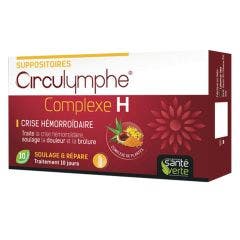COMPLEXE H 10 suppositoires Circulymphe Sante Verte