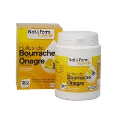 Borage &amp; Evening Primrose Oil 200 Capsules Nat&Form