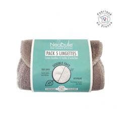 Lingette lavables x 5 Toilette & Change Bébé Neobulle