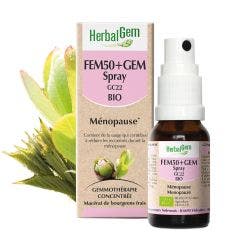 Fem50+ Gem Gc22 Organic Spray Menopause 15ml Complexes De Gemmotherapie Herbalgem