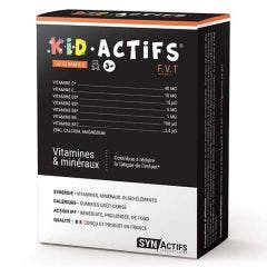 Kidactifs 30 Capsules 30 gummies Vitamines et minéraux Synactifs