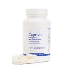 Capricin Caprylic acid 100 capsules Biotics Research