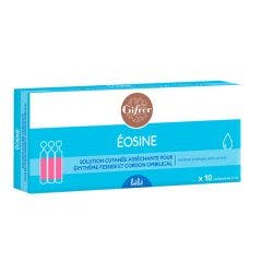 Eosine aqueuse solution cutanee assechante 10 unidoses de 2ml Gifrer