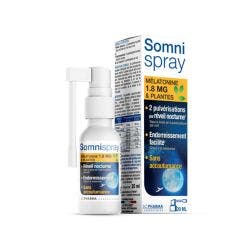 SOMNISPRAY Peaceful Sleep 20ml Melatonin 1,8mg and plants 3C Pharma