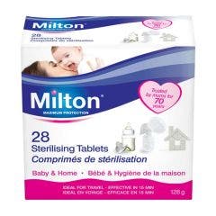 Comprimes de sterilisation 28 comprimes Bebe et hygiene de la maison Milton