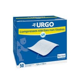 Non Woven Sterile Compresses 7.5x7.5cm 50 sachets Urgo