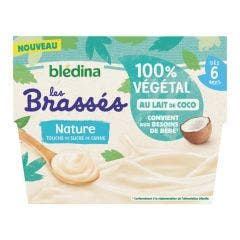 Brasse 100% vegetal 4x95g Des 6 mois Blédina