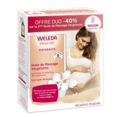 Stretch Mark Massage Oil 2x100ml Weleda