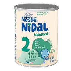 Lait En Poudre Gest 2 Formule Epaissie 800 g Nidal 6-12 Mois Nestlé