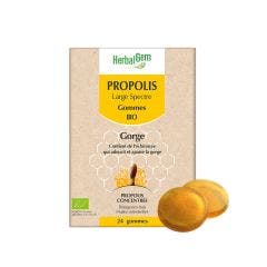 Broad Spectrum Organic Gums x24 Propolis Herbalgem