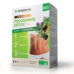 Arkofluide Organic Detox Programme 3x10 Phials 3x10 Ampoules Arkofluides Arkopharma