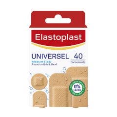 Dressings 4 Sizes X40 Universal x40 Pansements 4 formats Elastoplast