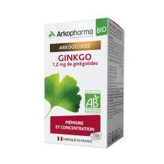 Ginko 150 Capsules Arkigelules Memory And Concentration 150 Gelules Arkogélules Arkopharma