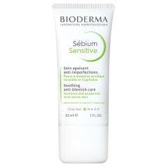 Sensitive Soothing Anti Blemish Care Acne Prone Skins 30ml Sebium Peau acnéique Bioderma